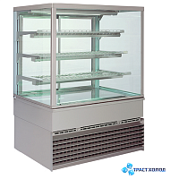 Витрина тепловая UNIS Georgia Square Hot 1000 inox