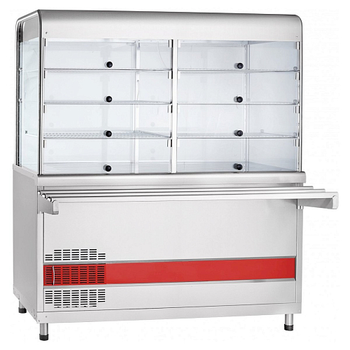 Прилавок-витрина холодильный Abat ПВВ(Н)-70КМ-С-01-ОК