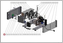 Плата электронная SCDAB3/5T (#22) для шкафа шоковой заморозки т.м. EQTA, серии BC