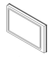 Дверь в сборе 54127022 для печи микроволновой т.м. Menumaster серии RCS модели RCS511TS