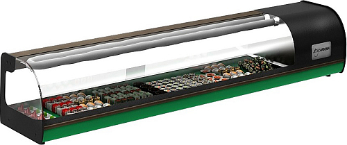 Витрина холодильная Полюс Carboma A37 SM 1,0-1 (ВХСв-1,0 суши-кейс)