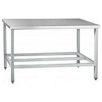 Стол островной Abat СПРО-7-4 столешница - нерж., каркас - краш. сталь