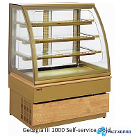 Витрина кондитерская UNIS Georgia III 1500 Self-service, gold