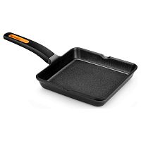 Сковорода 22*22 см. h=4,5 см. 1,33 л. алюминиевая с антипригарным покрытием (индукция) Efficient Plus BRA&Monix /1/