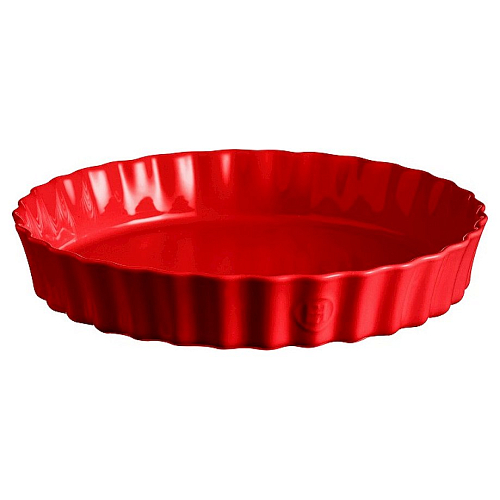 Форма для запекания 3000 мл. d=320 мм. h=55 мм. красная керам Emile Henry /1/3/