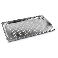 Гастроемкость 1/1 h=20 мм. 2,5 л. нерж. перфорированная d=6 мм. MGsteel /1/6/