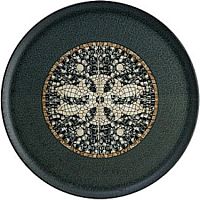 Блюдо для пиццы d=320 мм. Месопотамия Антрацит /1/6/