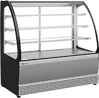 Витрина кондитерская Kayman KВК-1305М Люкс нерж.