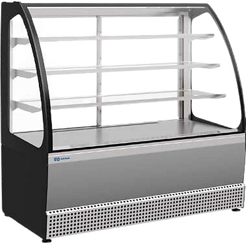 Витрина кондитерская Kayman KВК-1305М Люкс нерж.