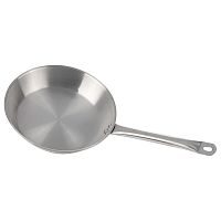 Сковорода d=26 см. h=5 см. нерж. тройное дно (индукция) /6/