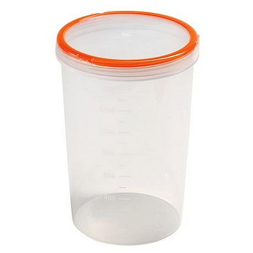 Банка для сыпучих продуктов 1500 мл. d=12,5 см h=18 см полипропилен Винтаж Рс /1/28/