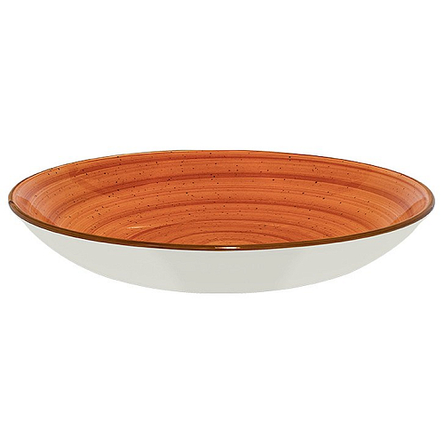Тарелка d=230 мм. глубокая 1000 мл. Терракота /6/
