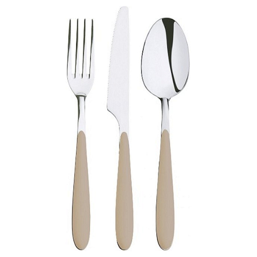 Нож столовый Мастер 18/0 2 мм 21 см. бежевый Abert /12/