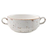 Бульонница 350 мл. с ручками d=120 мм. Грейн, форма Банкет /1/12/