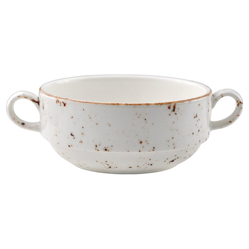 Бульонница 350 мл. с ручками d=120 мм. Грейн, форма Банкет /1/12/