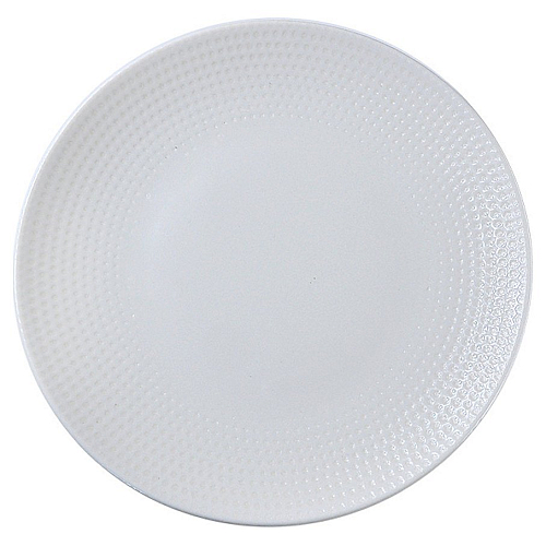 Тарелка d=230 мм. Белый Пьюре Дот, форма Гурмэ Bonna /1/12/972/