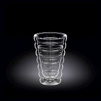 Стакан 250 мл. d=80 мм. h=120 мм. с двойными стенками Термостекло Wilmax /1/60/