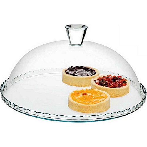 Подставка для торта d=32 см. h=15 см. бортик вверх с крыш. Патисери Б /1/4/