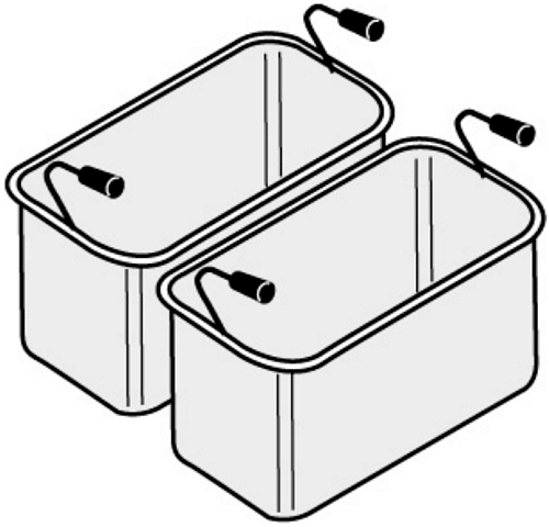 Комплект из 2х корзин gn 1/3 для макароноварки Tecnoinox 120620