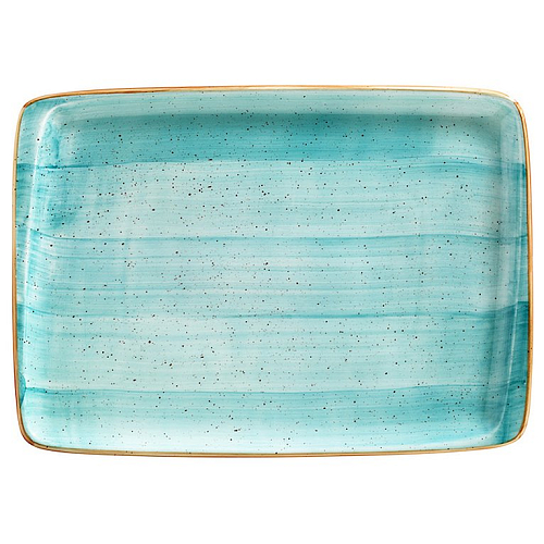 Блюдо l=230*160 мм. Аква /1/12/