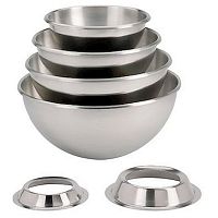 Миска 7 л. d=30 см полусферическая для замеса без подставки и ручек нерж De Buyer /1/