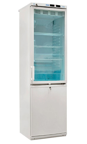 Холодильник лабораторный комбинированный POZIS ХЛ-340 (стекло + металл)