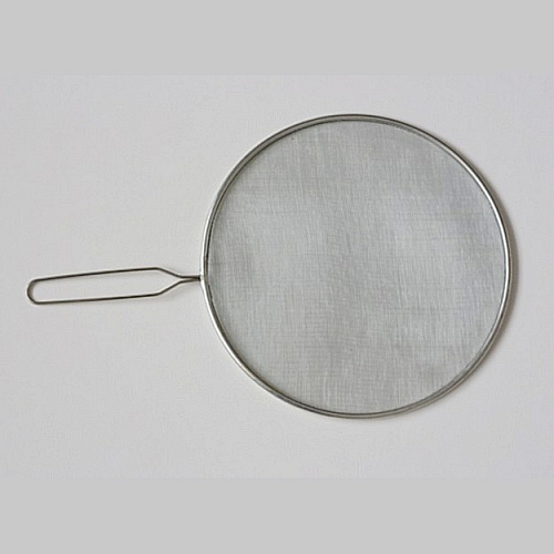 Экран от брызг d=200 мм. нерж. с ручкой /1/144/