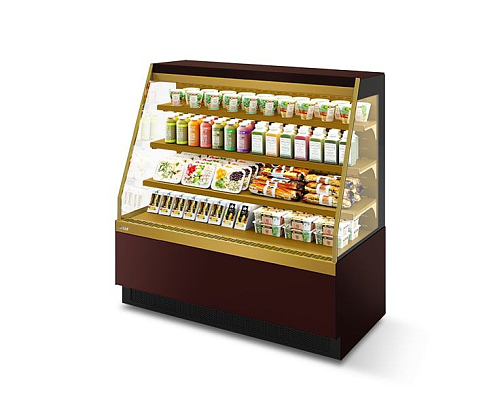 Витрина кондитерская Chilz VETE KUB OF 130 шоколад/золотой глянец