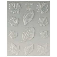 Форма для отливки шоколадных конфет "Листья" 78х45хh9 мм. /1/