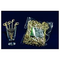 Пики деревянные Узелок 12 см. 100шт/уп /1/40/