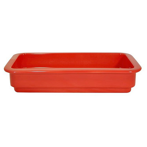 Гастроемкость 1/3 h=65 фарфор красная /1/