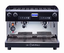 Кофемашина рожковая Carimali Nimble E2 2 группы, высокие, автомат, цвет корпуса черный