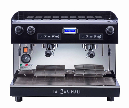 Кофемашина рожковая Carimali Nimble E2 2 группы, высокие, автомат, цвет корпуса черный