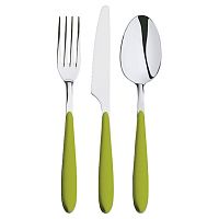 Ложка чайная Мастер 18/0 2 мм 13,1 см. зеленый Abert /12/