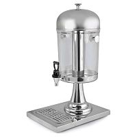 Диспенсер для соков, холодных напитков, 8 л. h=56 см. колба пластиковая MGsteel /1/