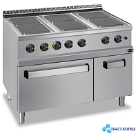 Плита 6 конфорочн Apach Cook Line APRE-117FE