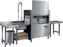 Машина посудомоечная туннельная Adler AC2R D с блоком сушки, вход справа налево