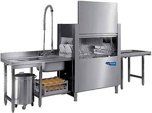 Машина посудомоечная туннельная Adler AC2R D с блоком сушки, вход справа налево