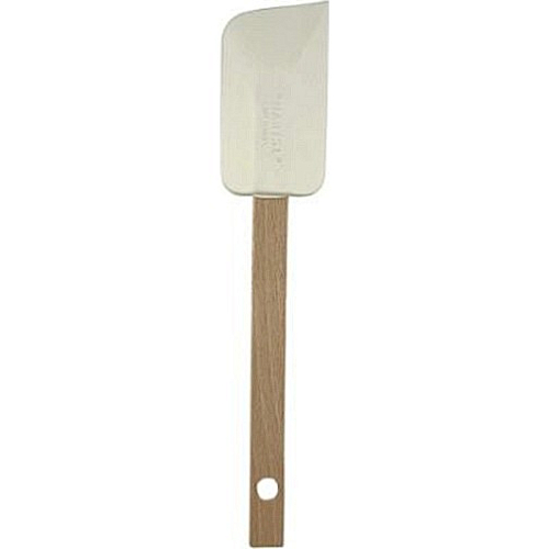 Лопатка кондитерская 25 см. раб. часть 8,5*4 см. силикон. с дерев. ручкой Tellier /1/