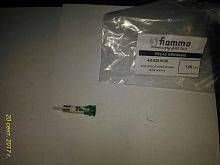 Индикатор зелёный 4.0.025.0130 (O 10 мм) для кофемашин т.м. FIAMMA, серии Compass