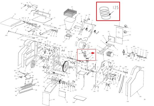 Кольцо 33000086 для тестоделителя т.м. SIGMA, серии SPZ