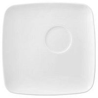 Блюдце 150*150 мм. квадратное без полей с приподнятым краем Vital Square /12/