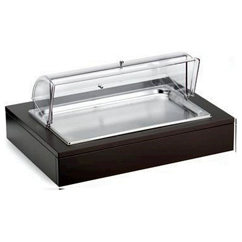 Поднос сервировочный нерж. Roll-Top поликарбонат, с охлаждением Pinti