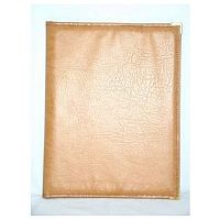 Папка-меню 32,5*24, кож.зам.-шелк бежевая съемные файлы