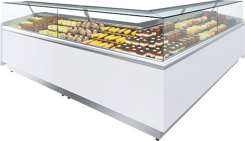 Витрина кондитерская Полюс KC82 SM 1,2-1 (1003 белый)