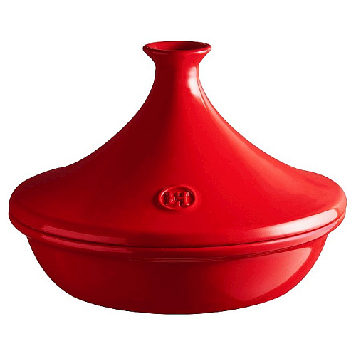 Тажин 3,0 л. d=320 мм. h=225 мм. с крышкой красный керам Emile Henry /1/