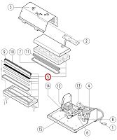 Корпус в сборе 1602717 д/машины вакуум. упак. бескамерного типа т.м. Vortmax, серии VM