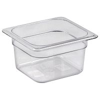 Гастроемкость Kitchen Muse GN1/6х100мм поликарбонат, JW-P164