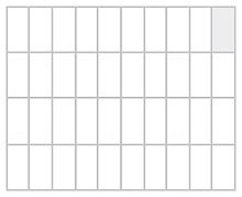 Решетка на 40 ячеек (50х100мм) для тестоделителей Vitella серии SQG
