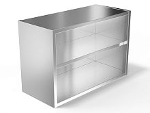 Полка кухонная закрытая Рест металл ПКЗн 900/400/500 (GP, двухуровневая, без дверей)